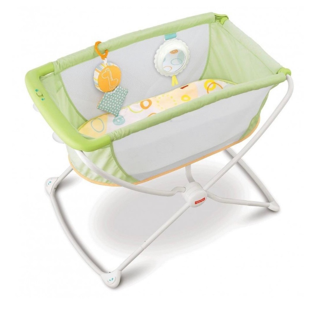Fisher Price Rock with Me Bassinet Portable with Soothing Motion